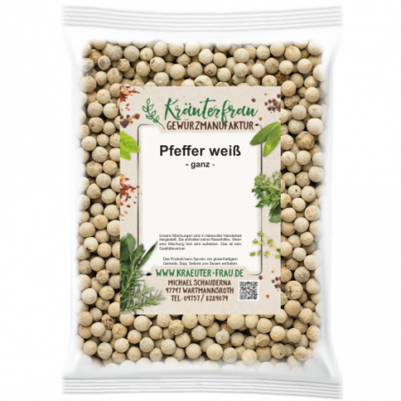 Pfeffer weiß, ganz - 95 g